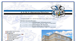Desktop Screenshot of alemannia-muenchen.de