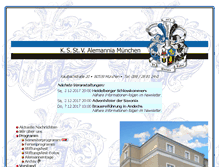 Tablet Screenshot of alemannia-muenchen.de